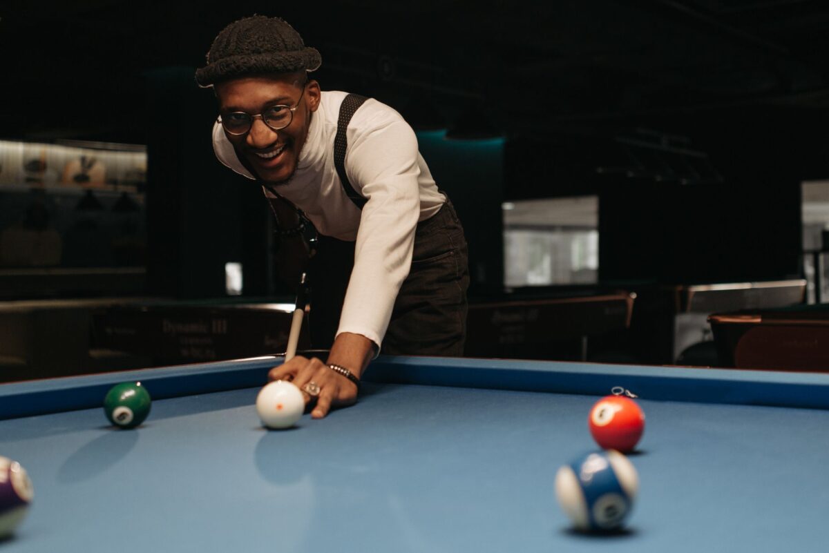 placer boules billard anglais blackball